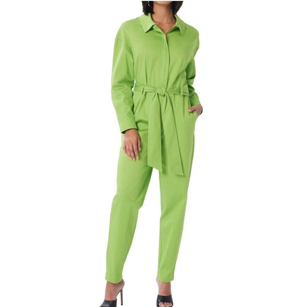 Nordstrom LITA by Ciara Born Free Half-Zip Long Sleeve Belted Stretch Cotton Jum